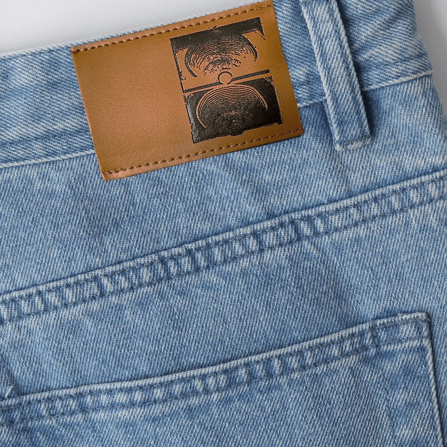 Former Merchandise Crux Denim Pant Washed Blue - ARROW & BEAST