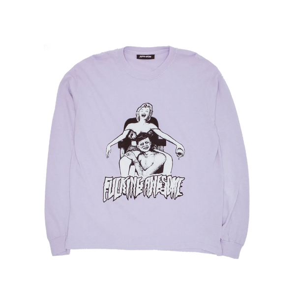 【FUCKING AWESOME】BOMBSHELL L/S TEE VIOLET Fucking Awesome Bombshell Long Sleeve Violet Tee
