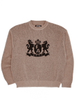 Fucking Awesome Crest Sweater Brown