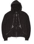 Fucking Awesome Zippers Hoodie Washed Black