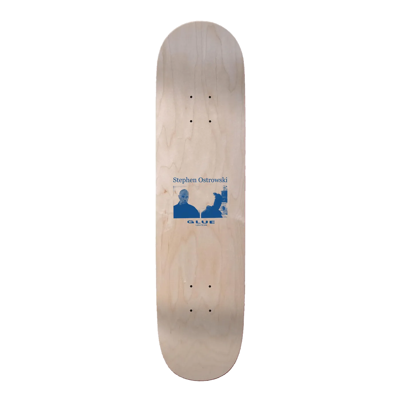 Glue Skateboards Ostrowski Fall Into Your Sister's Love II Deck Natural