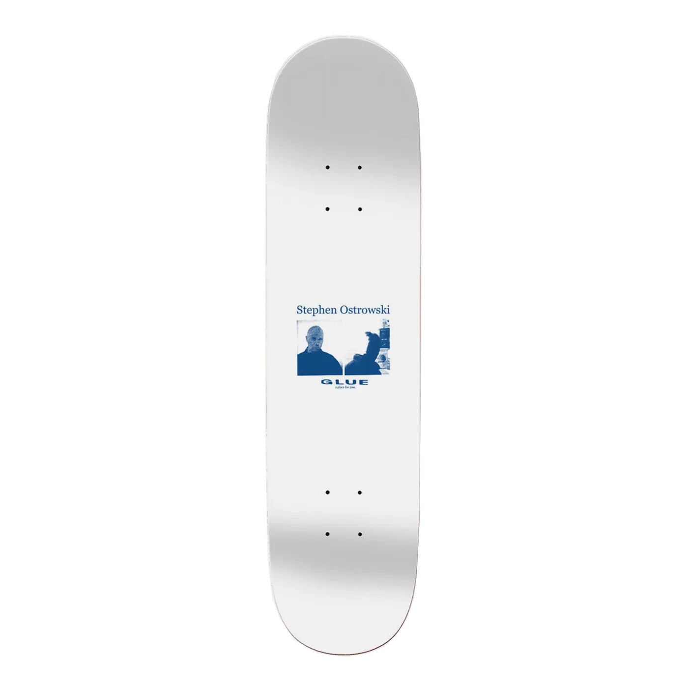 Glue Skateboards Ostrowski Fall Into Your Sister's Love I Deck White