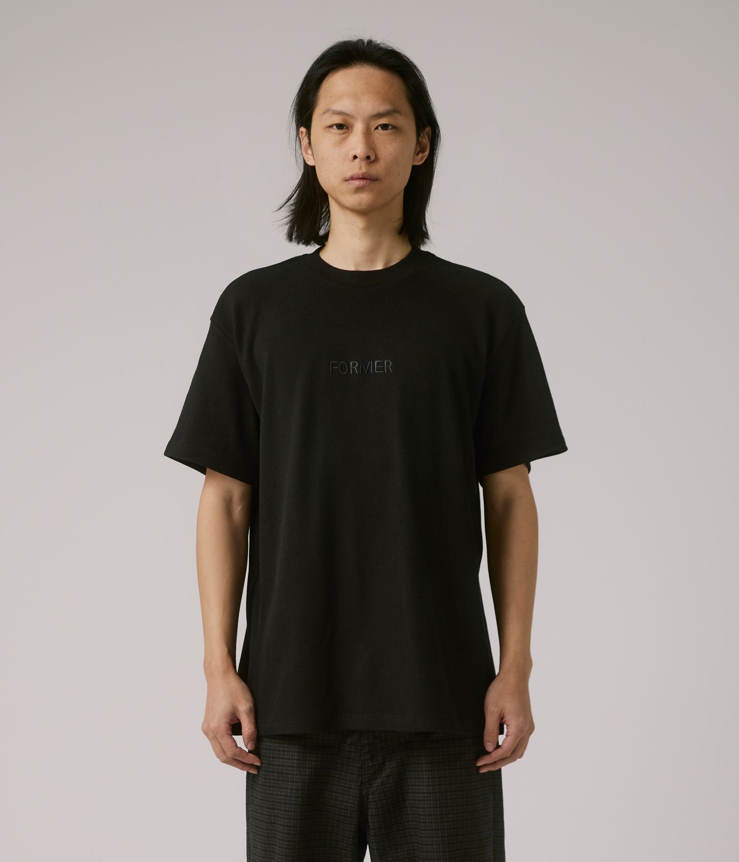 FORMER MERCHANDISE LEGACY WAFFLE T-SHIRT BLACK