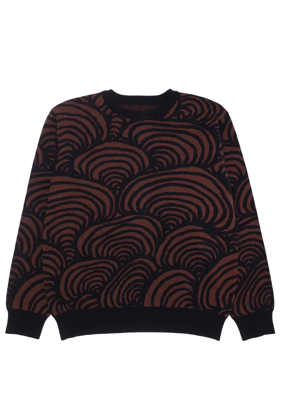 GX1000 Jaquard ZK Sweater Brown