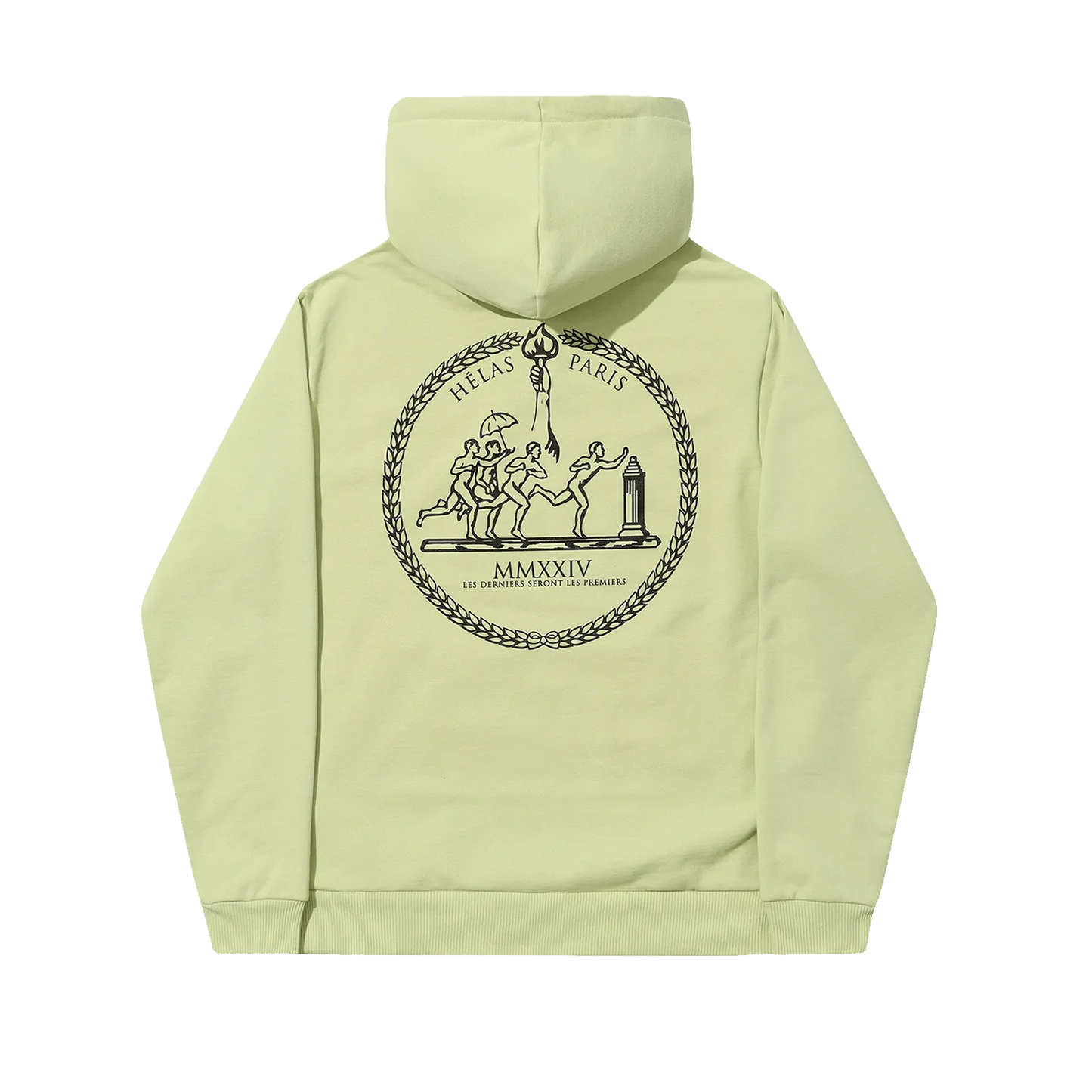 Hélas Limited Derniers Hoodie Lime Green - ARROW & BEAST