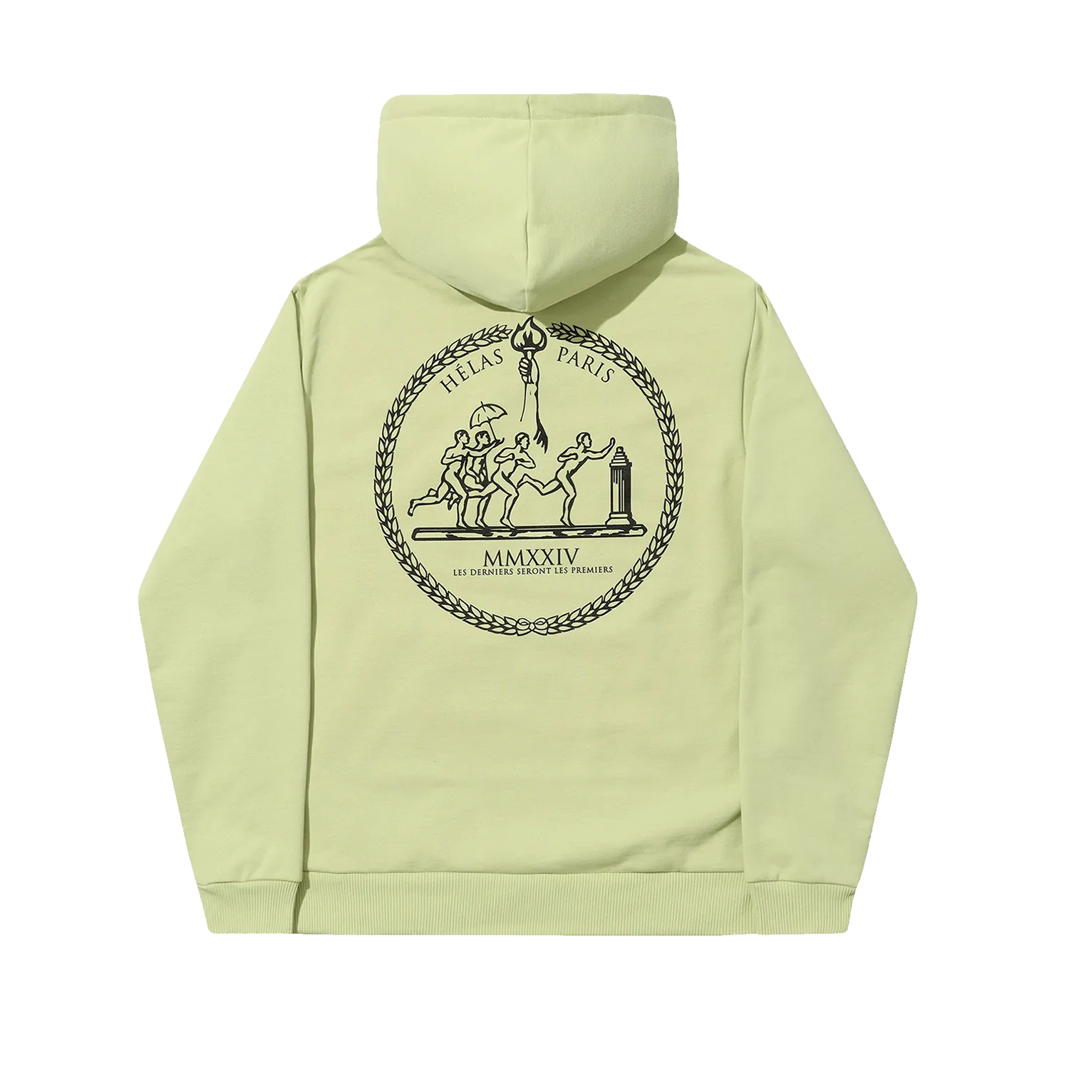 Hélas Limited Derniers Hoodie Lime Green - ARROW & BEAST