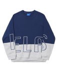 Hélas Limited Negative Crewneck Grey Navy