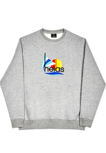 Load image into Gallery viewer, Hélas Limited Sail Embroidered Crew Grey
