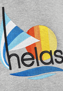 Hélas Limited Sail Embroidered Crew Grey
