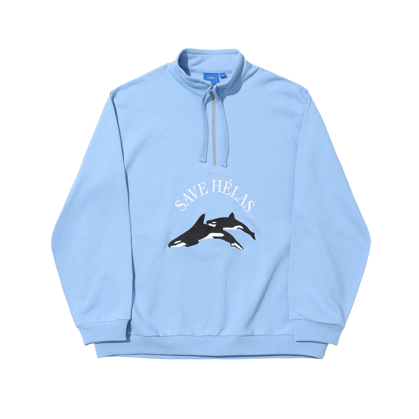 Hélas Limited Save Quarter Zip Blue