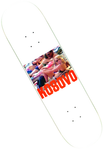 Hockey Skateboards Kosovo Deck White