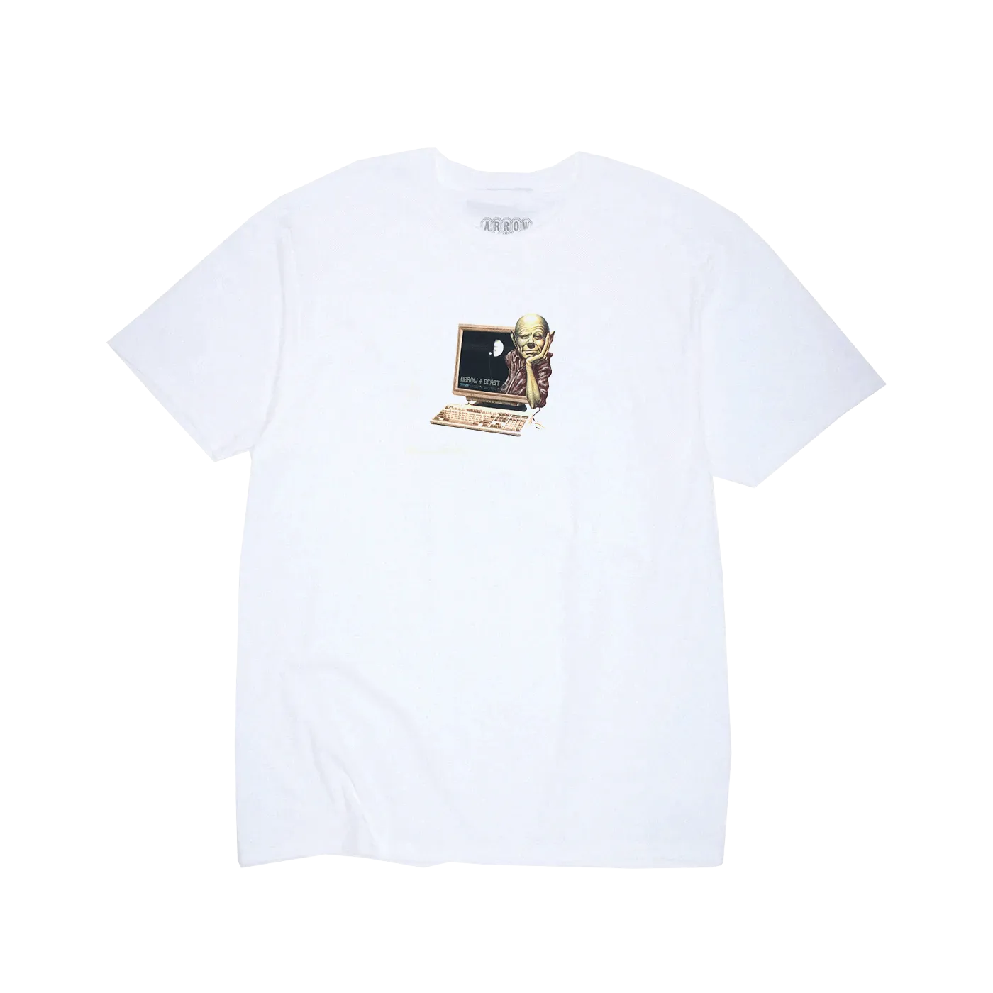ARROW & BEAST Internet Troll Tee White - ARROW & BEAST