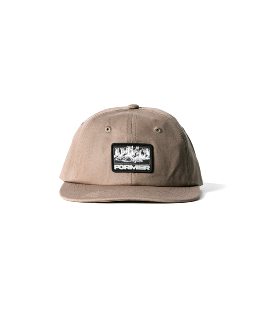 FORMER MERCHANDISE THEATER PATCH CAP TAUPE