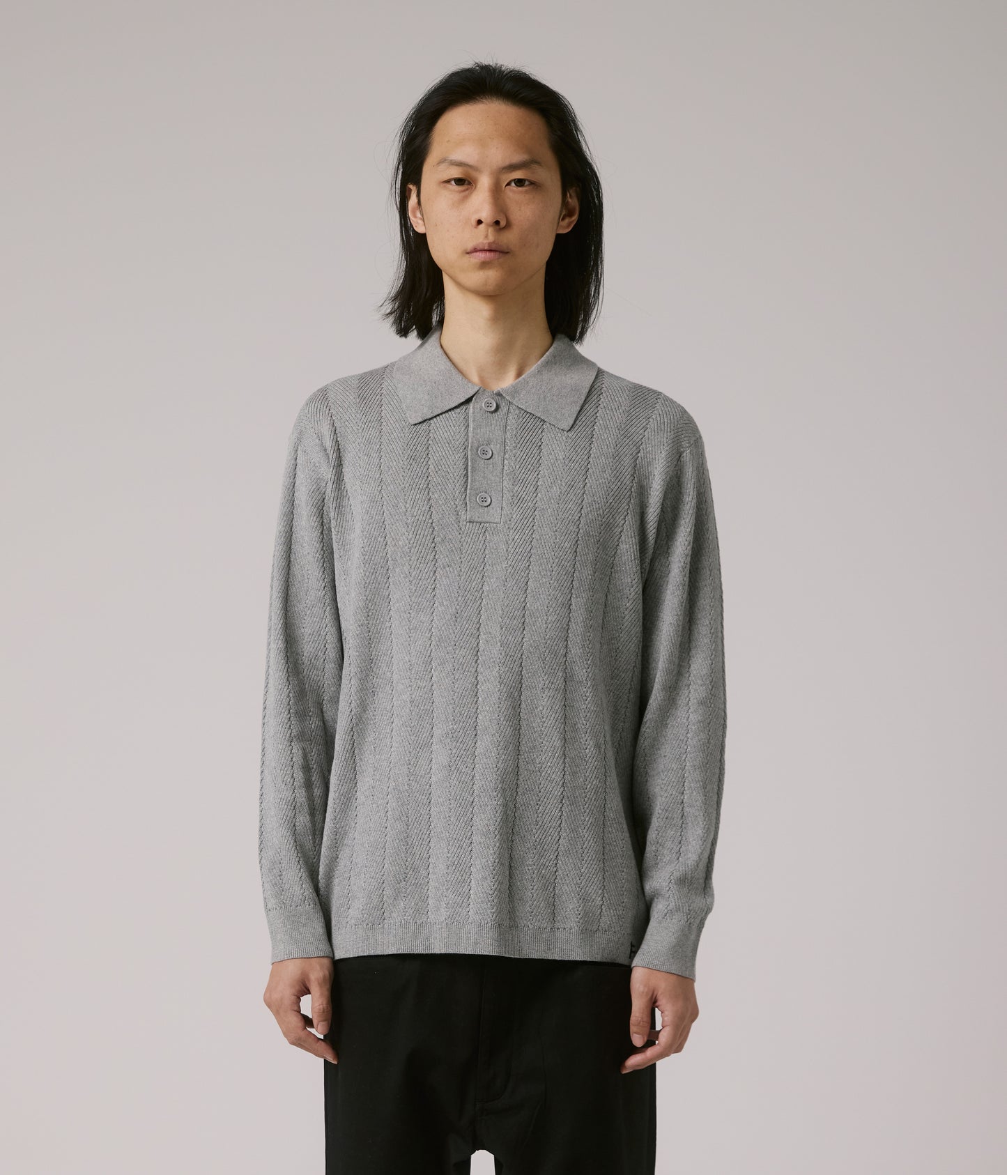 FORMER MERCHANDISE AG LS POLO GREY