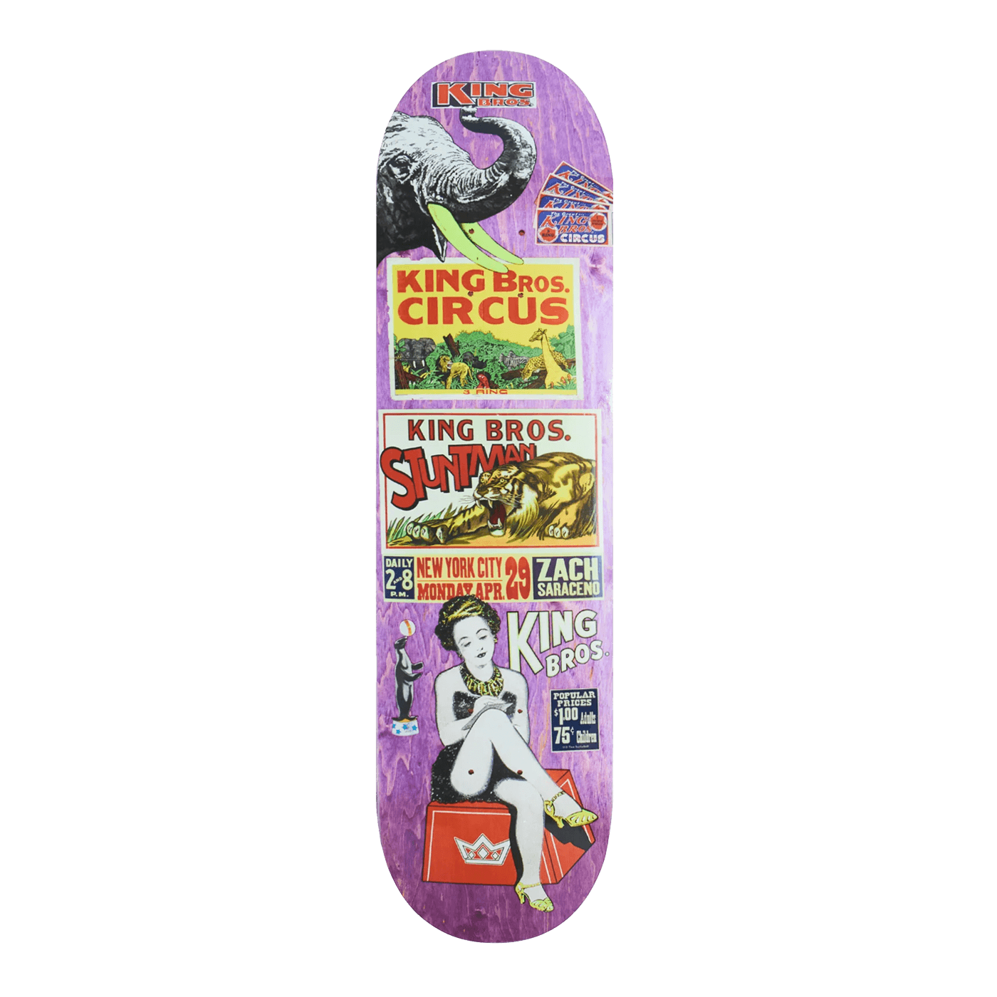 King Skateboards Zach Saraceno  Bro&#39;s Deck