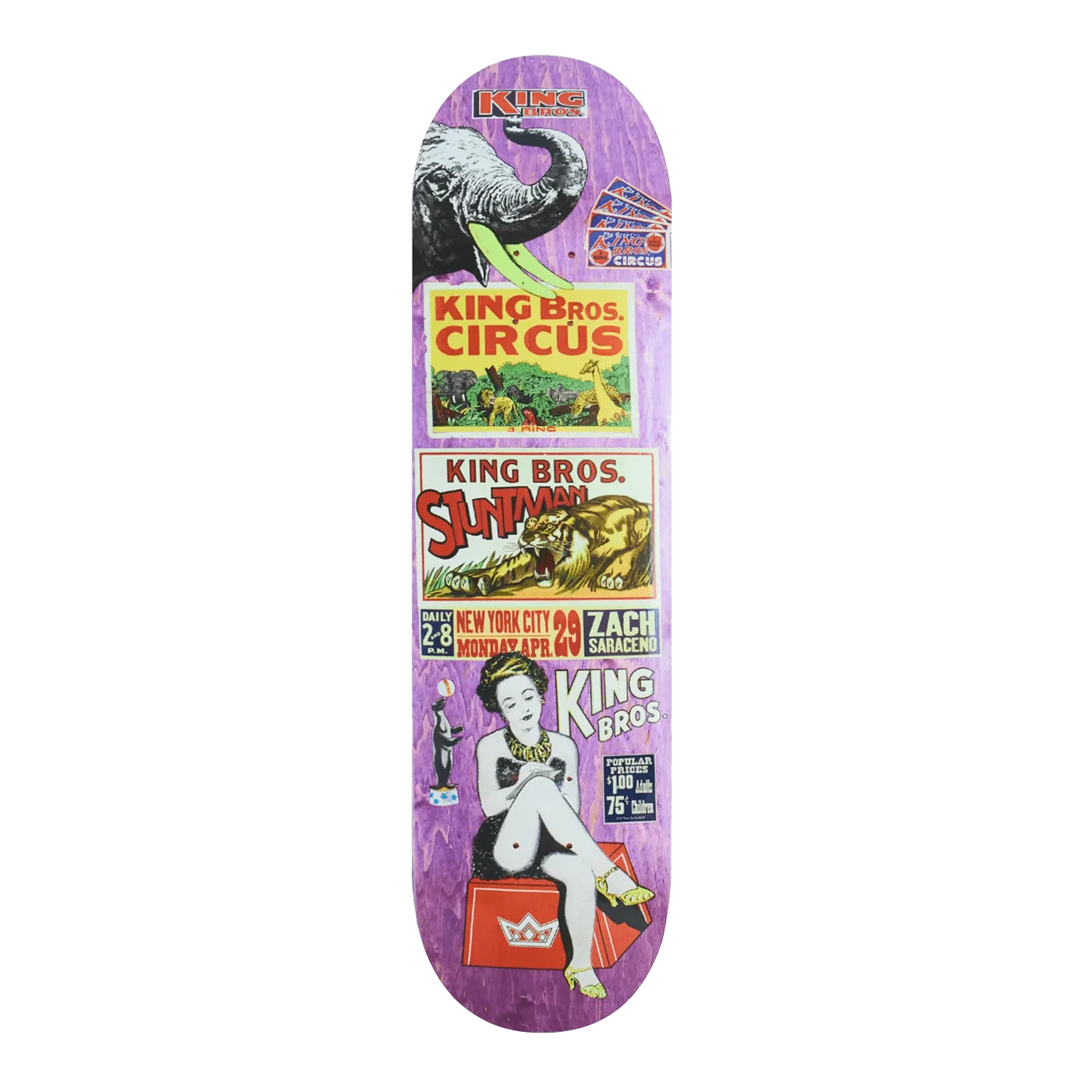 King Skateboards Zach Saraceno  Bro's Deck