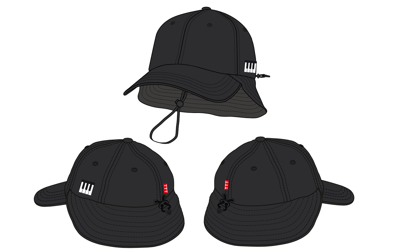 TTT Explorer 6-Panel Hat Black