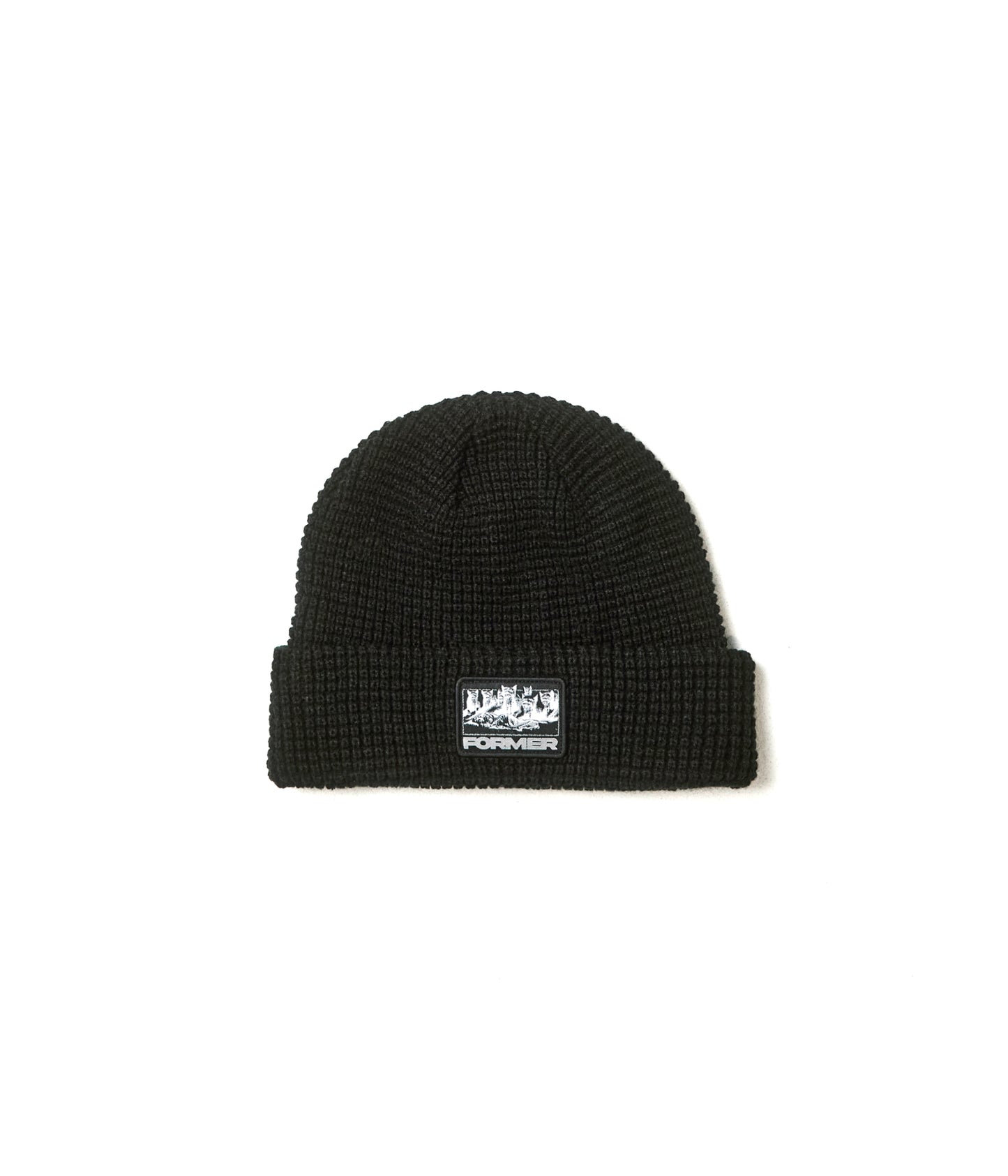 FORMER MERCHANDISE THEATER PATCH BEANIE BLACK