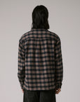 FORMER MERCHANDISE MANNERS PLAID LS SHIRT TAUPE