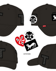 TTT Velcro Parch 6-Panel Hat Black