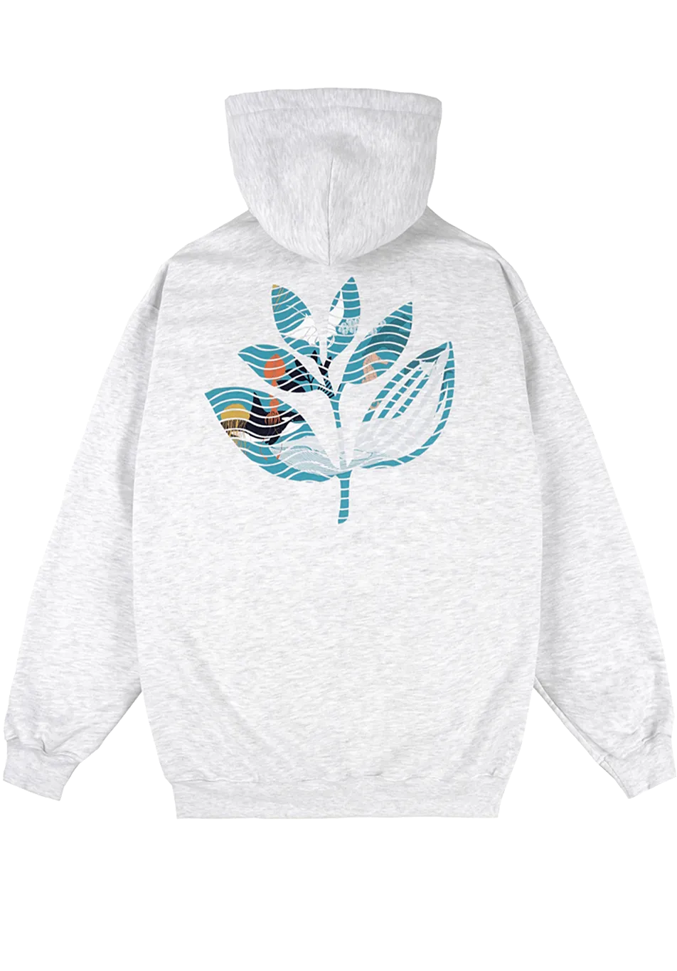 Magenta Deep Plan Hoodie Ash