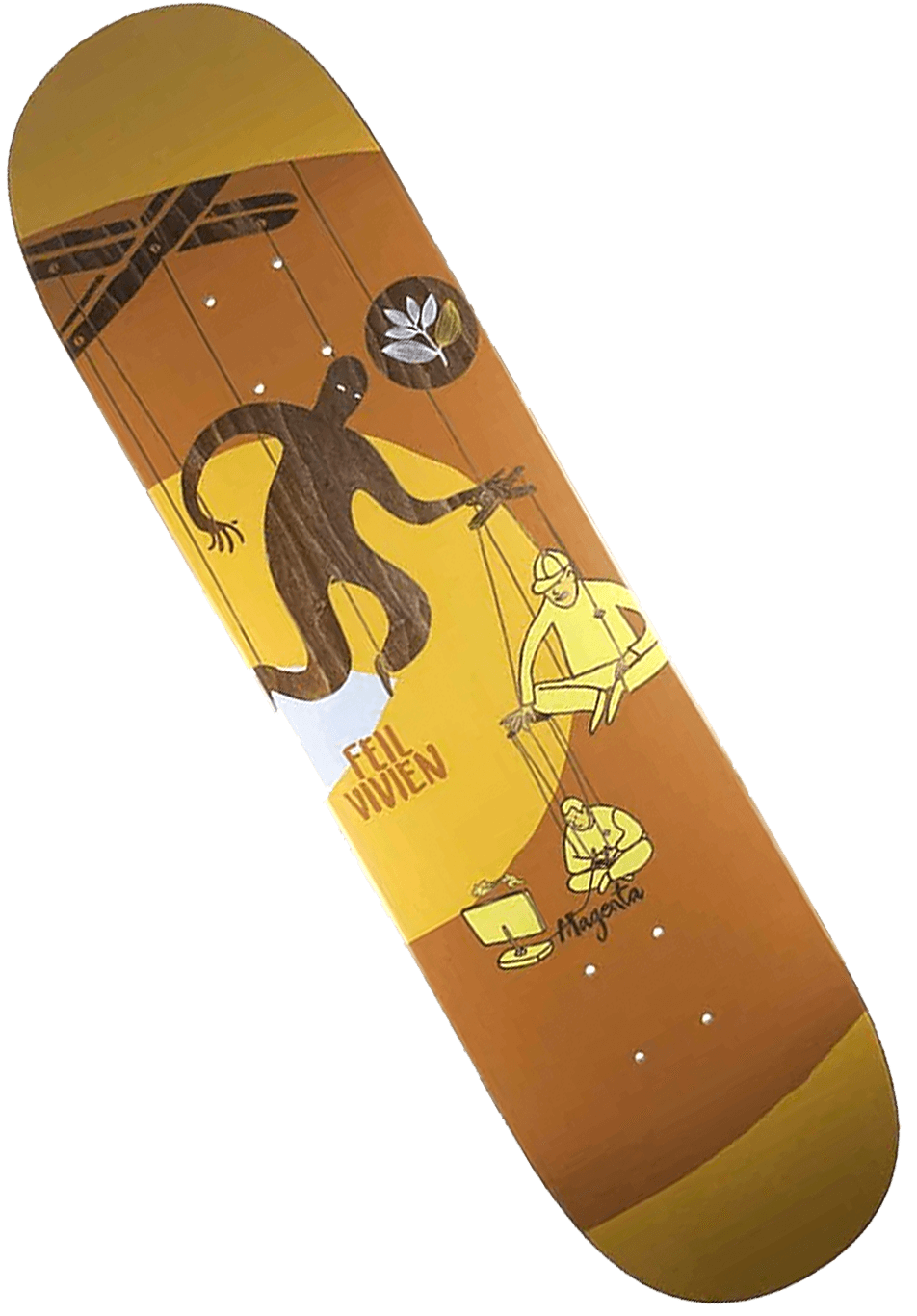 Magenta Skateboards Vivien Feil Extravision Deck