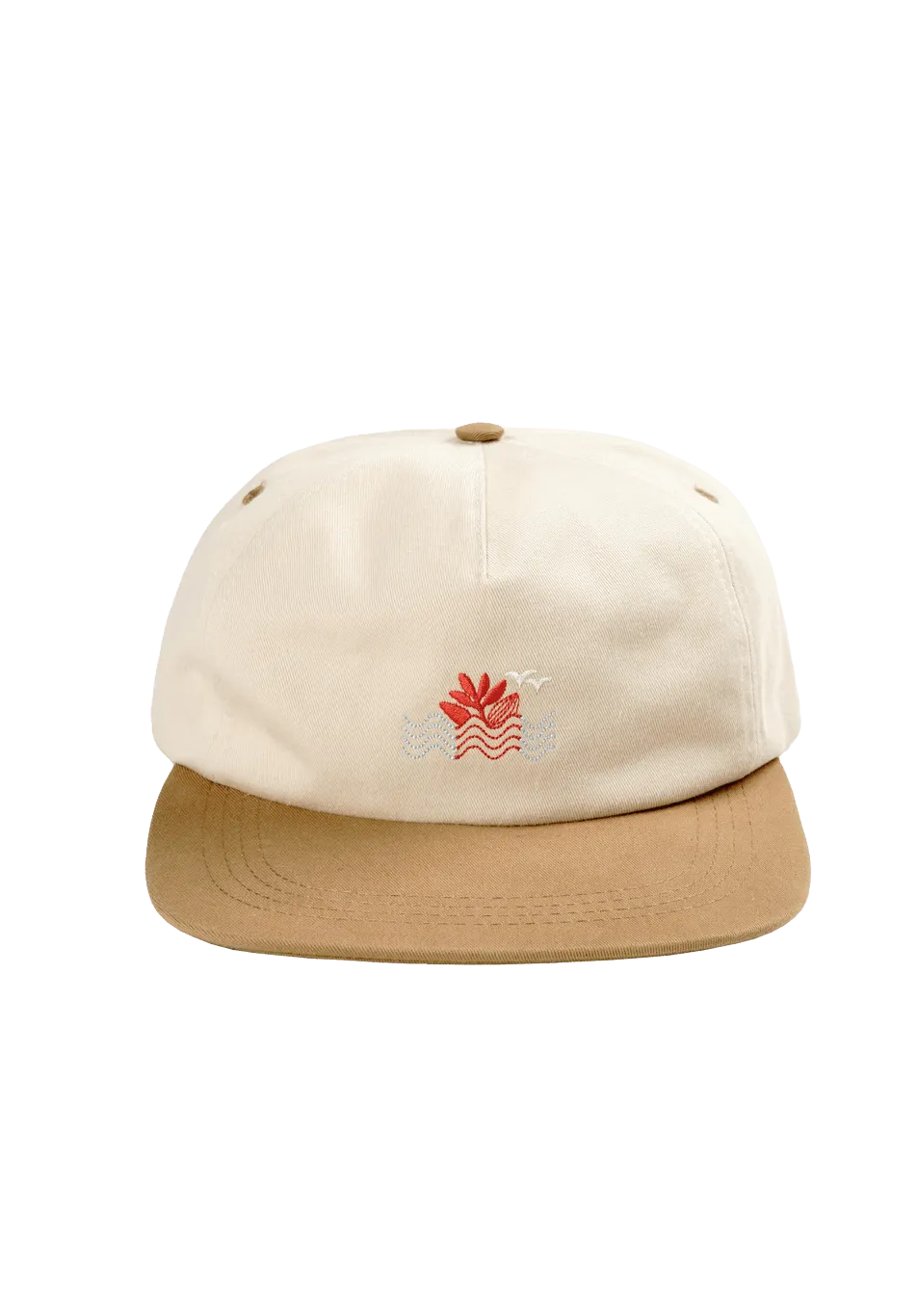 Magenta Skateboards Sunset Snapback Hat Sand
