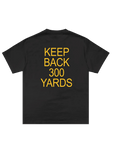 Metalwood Studio 300 Yards Tee Overdyed Black