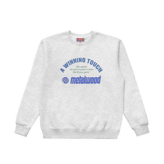 Metalwood A Winning Touch Crewneck Sweatshirt Grey