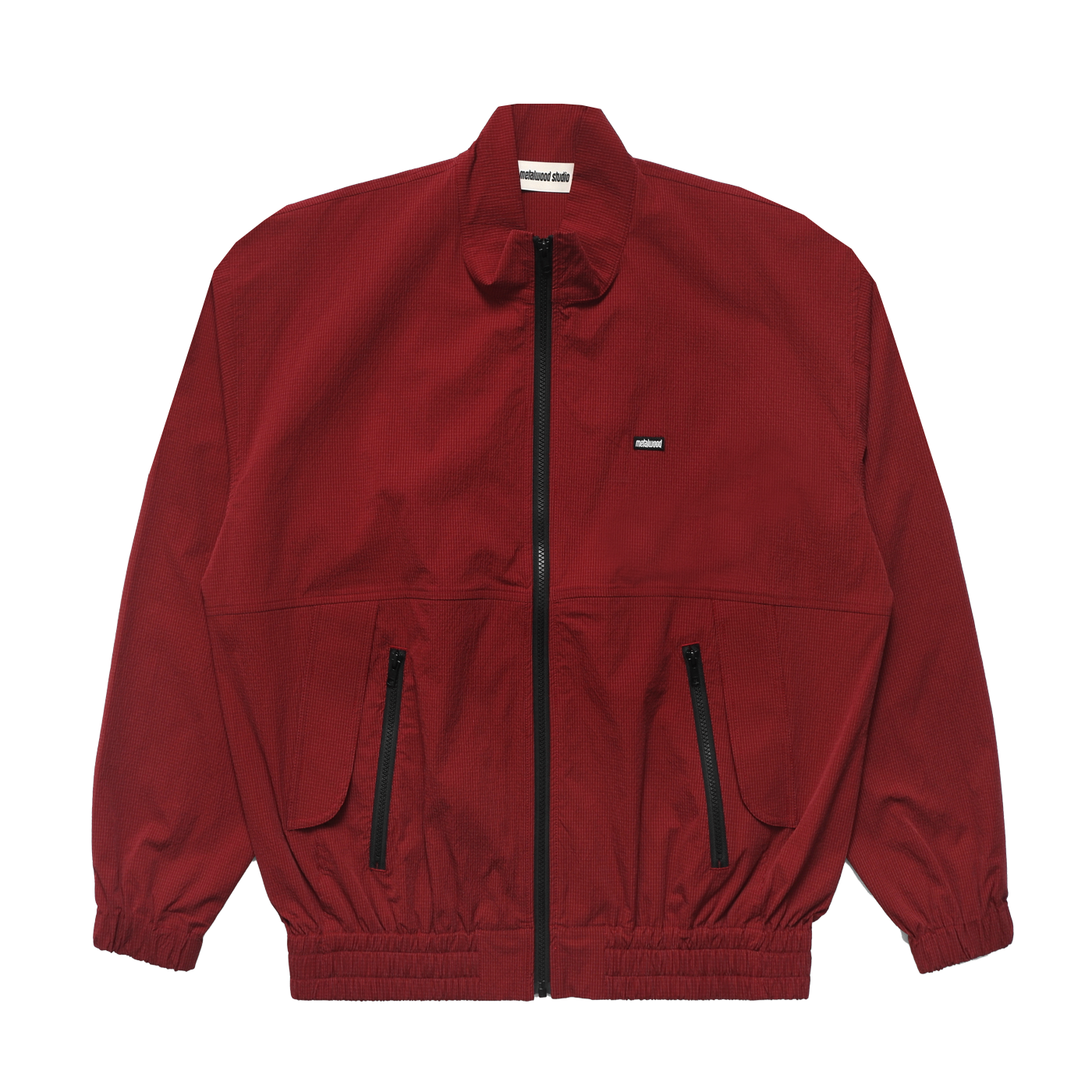 Metalwood Studio Lightweight Track Jacket Brick