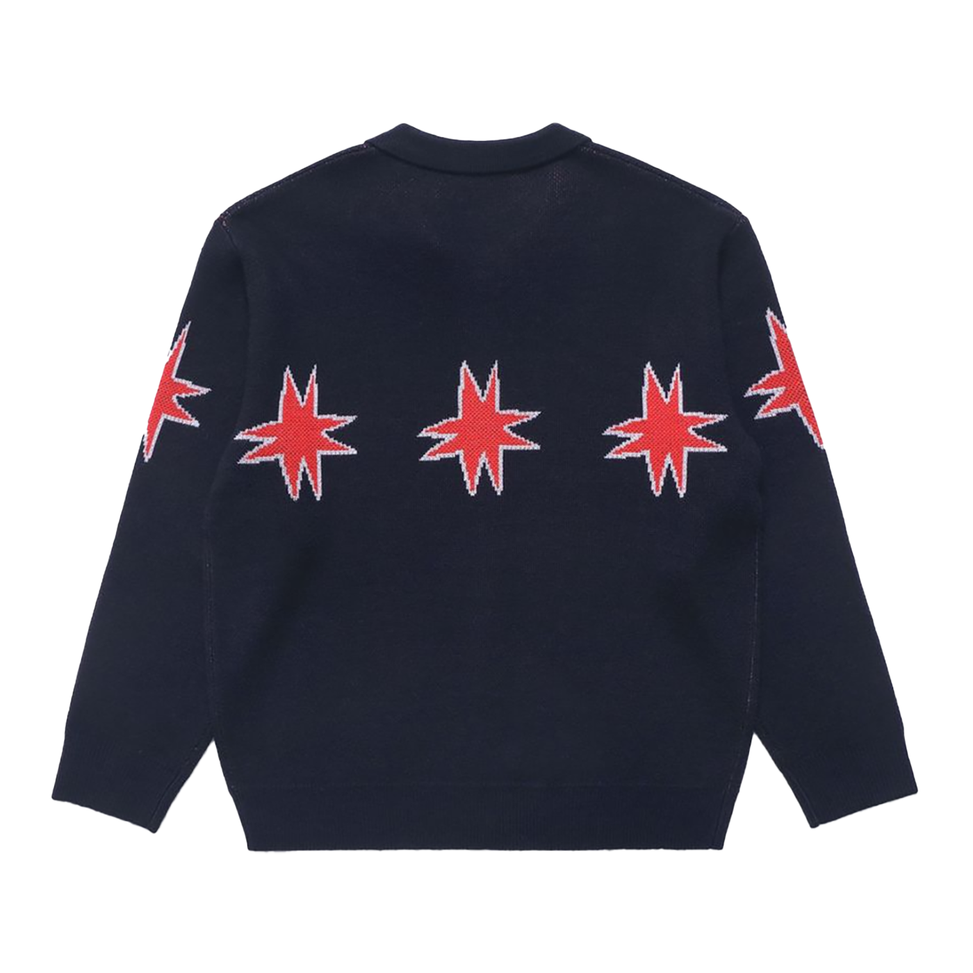 Metalwood Studio Kiki Zip Knit Longsleeve Polo Navy