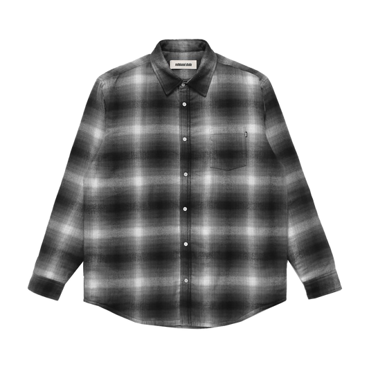 Metalwood Studio Poly Filled Shirt Plaid Black