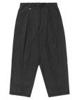 Metalwood Studio Elastic Waist Baggy Pant Grey Pinstripe