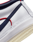 Nike SB React Leo Shoe White Midnight Navy Red FD0268-100