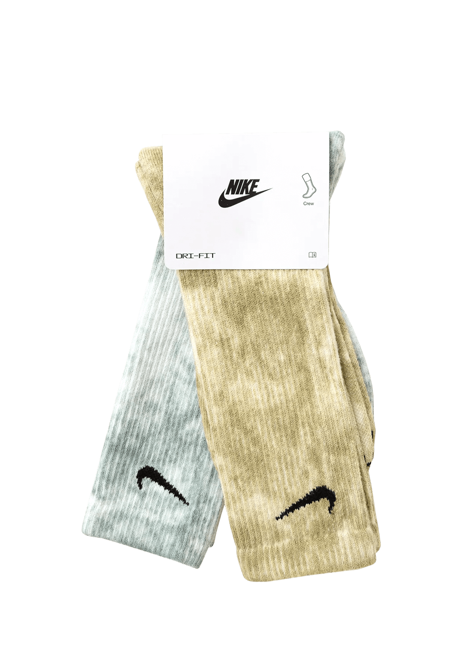 Nike SB Everyday Plus Crew Socks Tie Dye Green