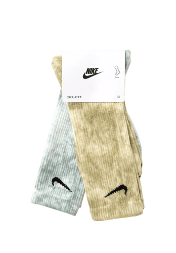 Nike SB Everyday Plus Crew Socks Tie Dye Green