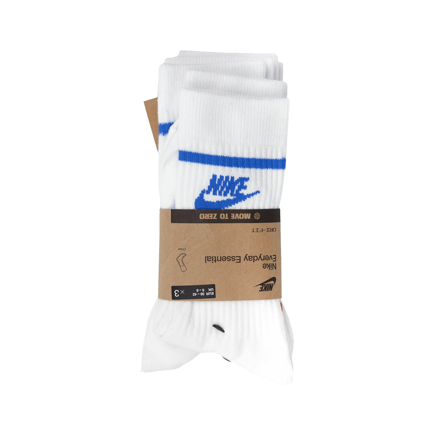 Nike Sportswear Dri-Fit Everyday Essential Socks White Blue