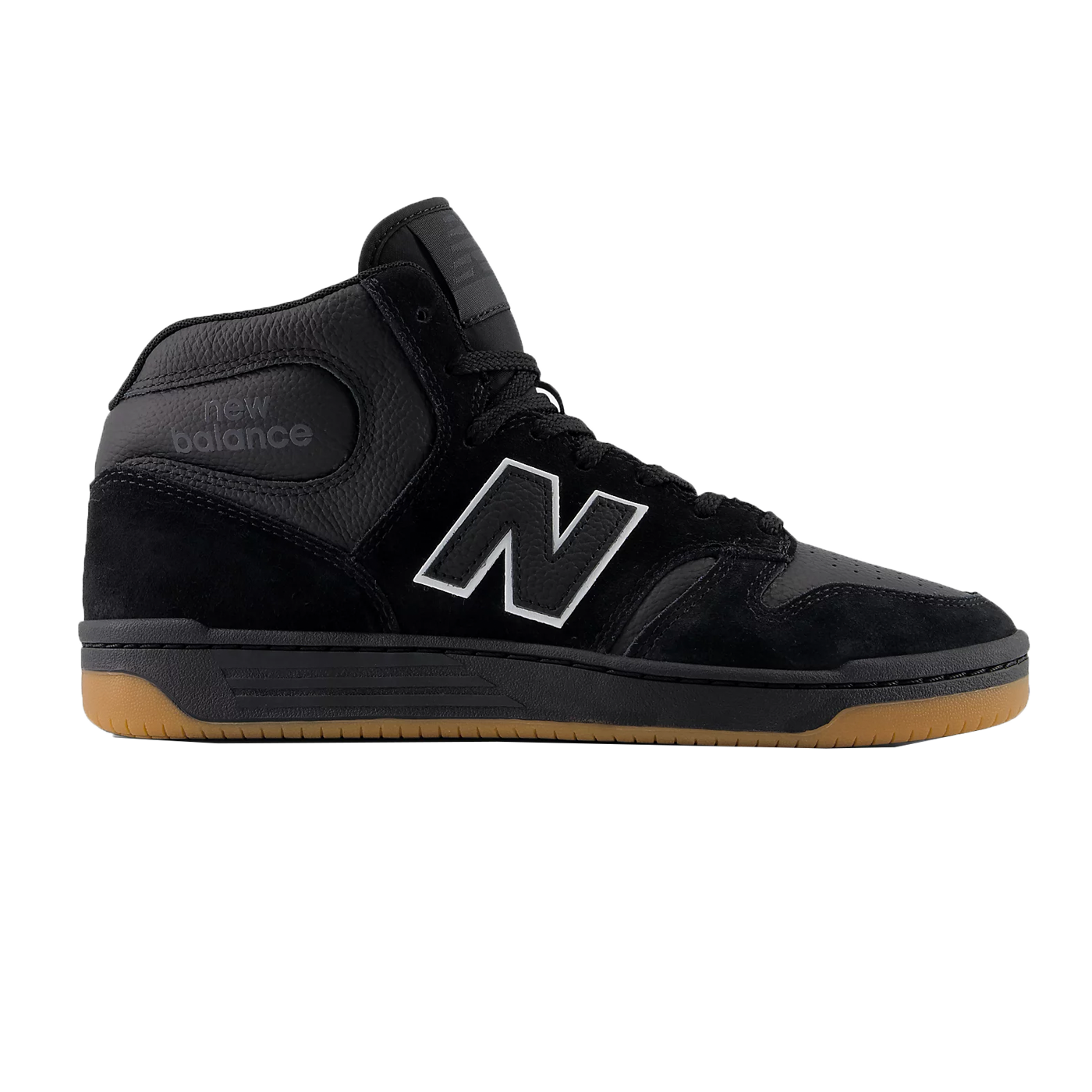 NM480HBG Skate Shoe High Nlack Gum
