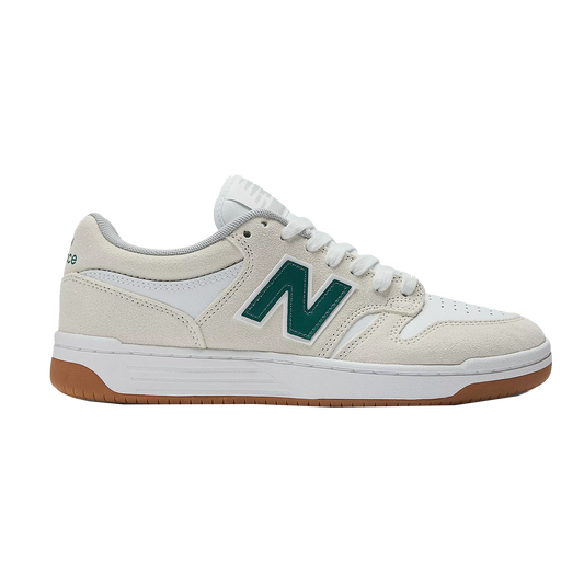 New Balance Numeric Skate Shoe White Green Suede NM480JDI