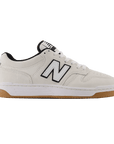 New Balance Numeric Skate Shoe White Gum Suede NM480SWG
