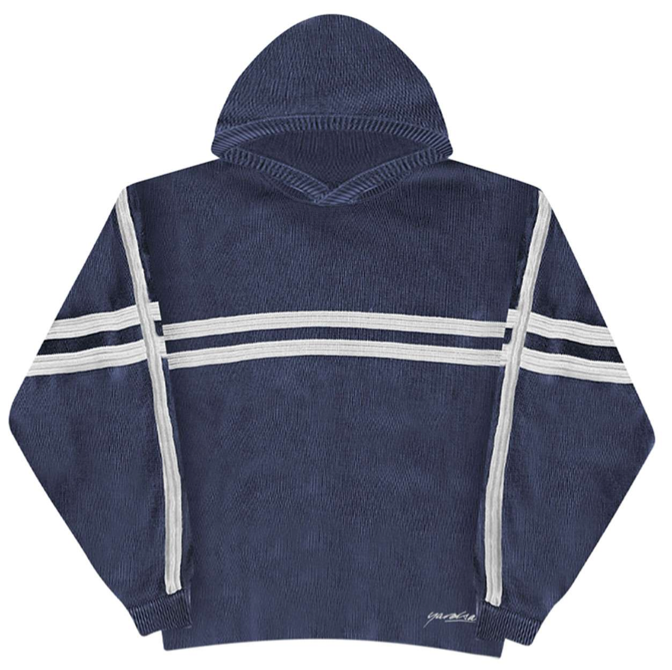Yardsale XXX Athletic Knitted Hood Navy - ARROW & BEAST