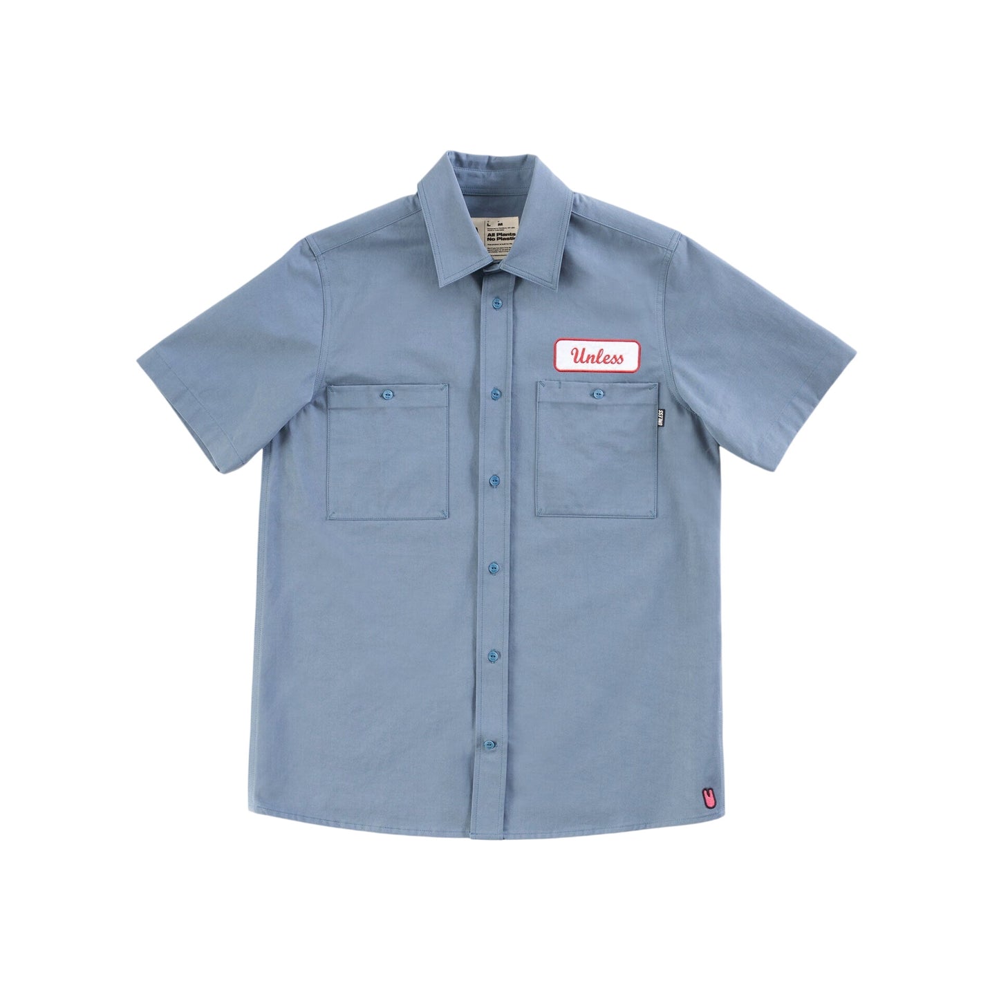"UNLESS" Embroidered Work Shirt
