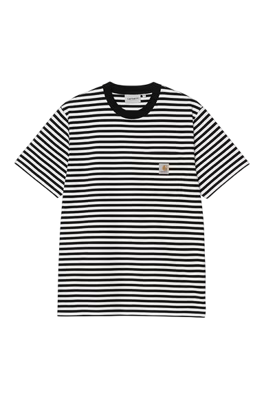 Carhartt S/S Ezra Pocket T-shirt Black/Wax