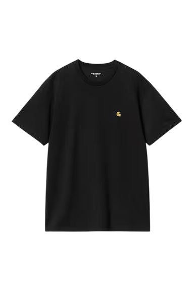 Carhartt S/S Chase T-Shirt Black/Gold