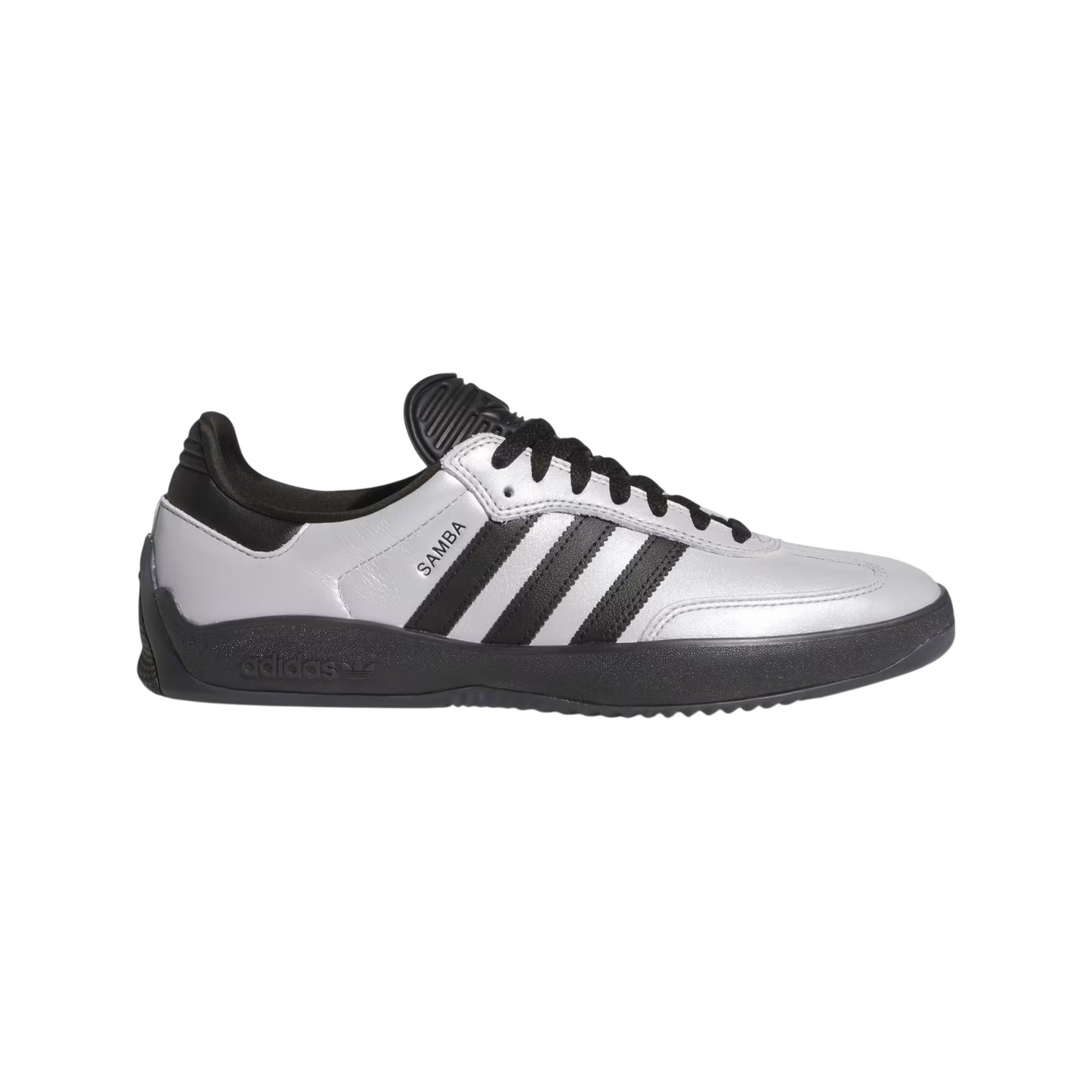 adidas Puig Samba – Silver Metallic / Core Black