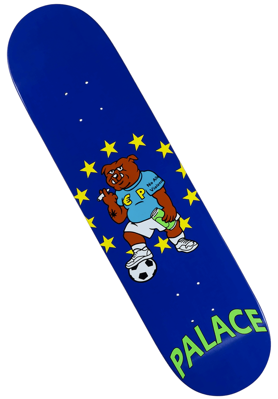 Palace Skateboards S26 Bulldog Deck Blue