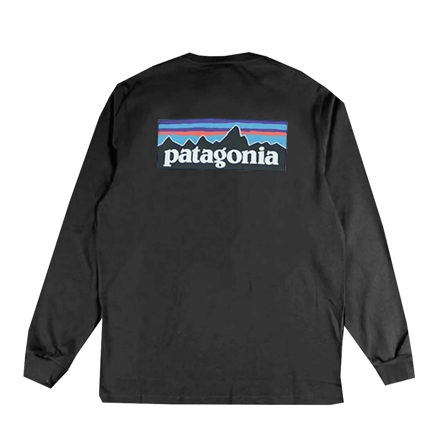 Patagonia P-6 Logo LS Responsibili Tee Black