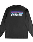 Patagonia P-6 Logo LS Responsibili Tee Black