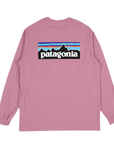 Patagonia P-6 Logo LS Responsibili Tee Evening Mauve