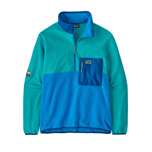 Patagonia Microdini 1/2 Zip Jacket Vessel Blue - ARROW & BEAST